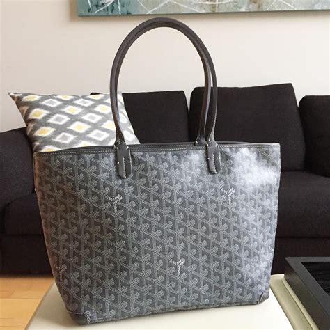 gray goyard tote bag|goyard tote bag price 2023.